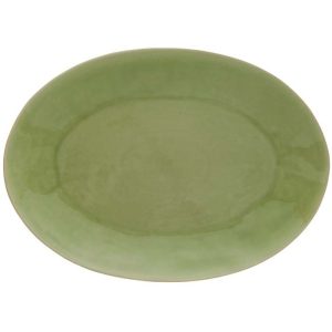 Plato oval verde. Riviera