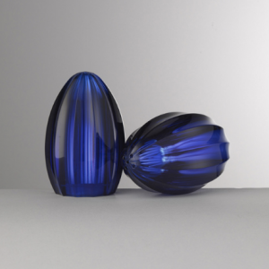 Salero y pimentero azul
